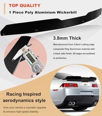 Rear Wickerbill Spoiler Compatible with 2014-2015 Chevy Camaro 5th Generation