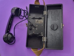 Vintage Soviet Military Field phone TA-2 1975 USSR Russia Телефон полевой