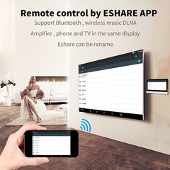 Touch Screen in wall Amplifier 7” Stereo Audio Background Music WIFI Bluetooth