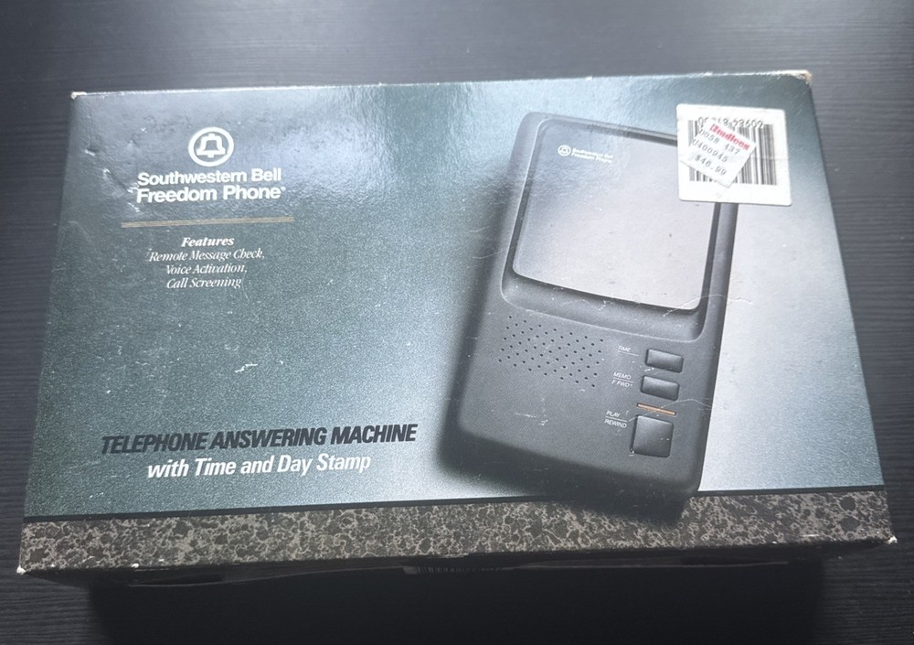 Southwestern Bell Freedom Phone telephone answering Machine New In Box