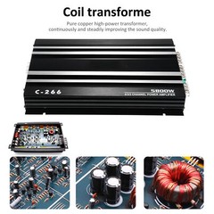 5800W Watt 4 Channel Car Truck Amplifier Stereo Audio Amp Speaker System I6Z3