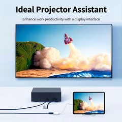USB C to HDMI Adapter for iPhone 17/16/15 to TV, Type C Digital AV HDMI Adapter