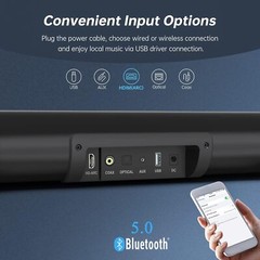 Superbox S5 Max 6k w Voice remote 80 Watt 33.5″ Sound Bar iN STOCK
