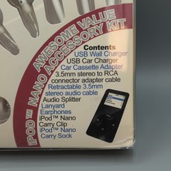 Smoke Ipod Nano Accessory Kit New
