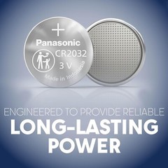 10 x PANASONIC LITHIUM BATTERY 3V CR2032 CR 2032 BR2032 DL2032 Button Cell Watch