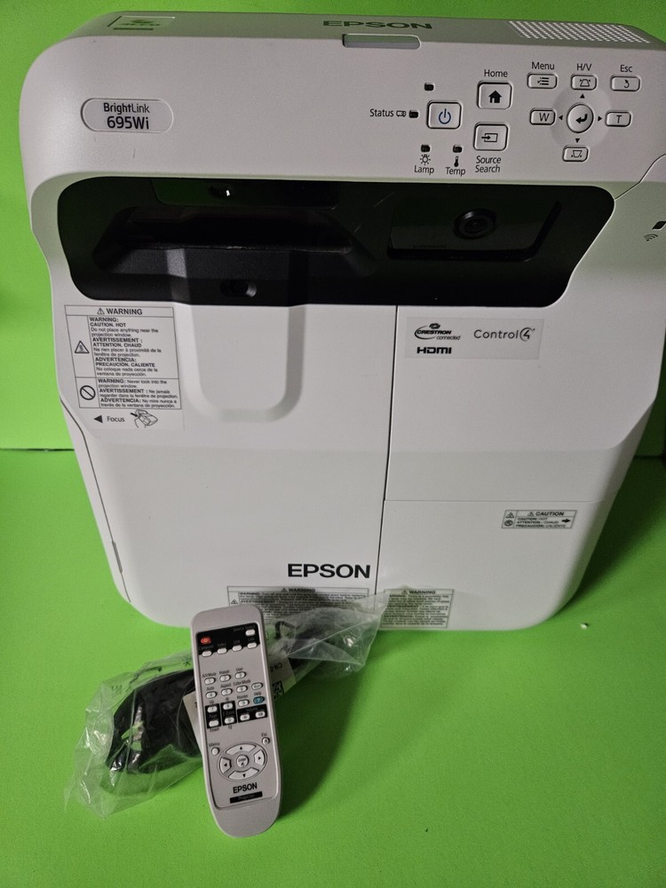 Sewing Epson BrightLink 695Wi H740A 3LCD Projector Ultra Short w new lamp