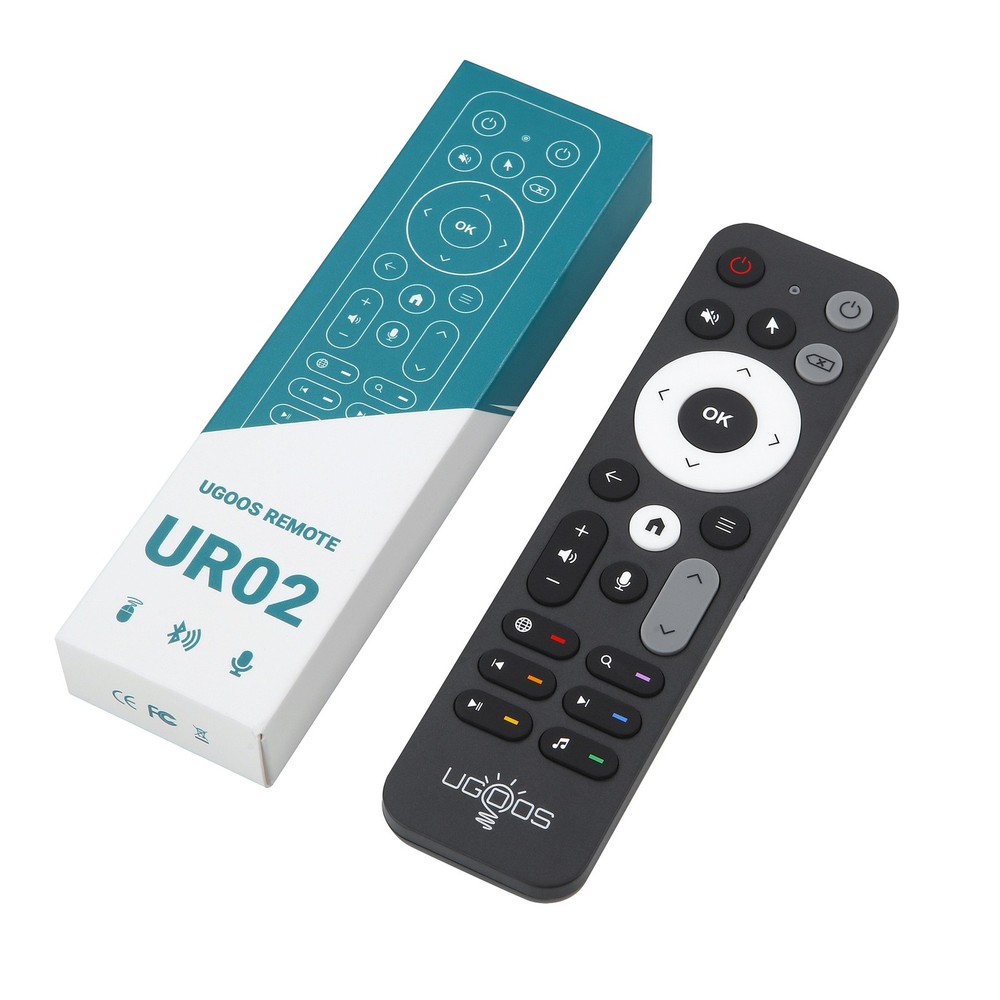 BT Remote Control UR02 Remote For Ugoos TOX1 TOX3 TOX4 AM8 PRO TV Box