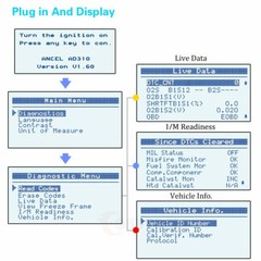 ANCEL AD310 Classic Enhanced Universal OBD II Scanner Car Engine Fault Code Read