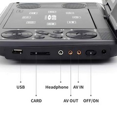 10.8″ Portable Car DVD Player AVI EVD SVCD VCD CD Mp3 JPG USB/SD Mode ALL Region