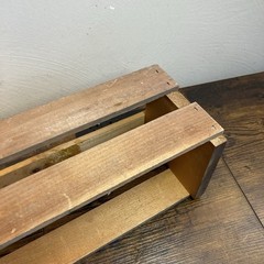 Wooden CD Crate Fits 28-30 With Flaws Rustic See Details