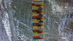 Panasonic CR 2032’s (5) Pack coin cell lithium batteries.