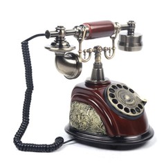 Vintage Rotary Dial Telephone Phone Working Vintage Retro Old Fashion Telephone