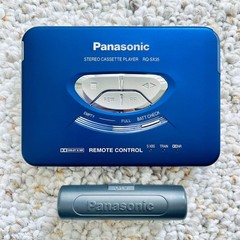 Panasonic SX35 Walkman Cassette Player, Awesome Blue ! Working ! #7081