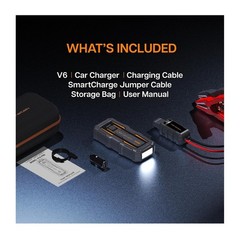 Veratek V6 Pro Jump Starter and Air Compressor Portable Car Battery Booster