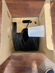MEDIABRIDGE 326FT RG-6 COAXIAL CABLE QUAD-SHIELDED UL CL2 RATED IN PULL-OUT BOX