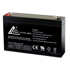 ExpertBattery Replacement for 3FM7, 3-FM-7 6V 7Ah UPS Battery
