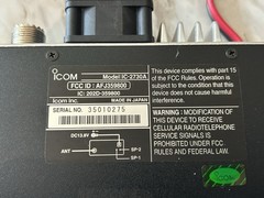 Icom IC-2730A VHF/UHF 50W Dual Band FM 1000CH LCD w/ Mic Cables FCC