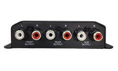 Sky High Car Audio 5 Channel Hi to Low Converter Line Output LOC RCA Adapter