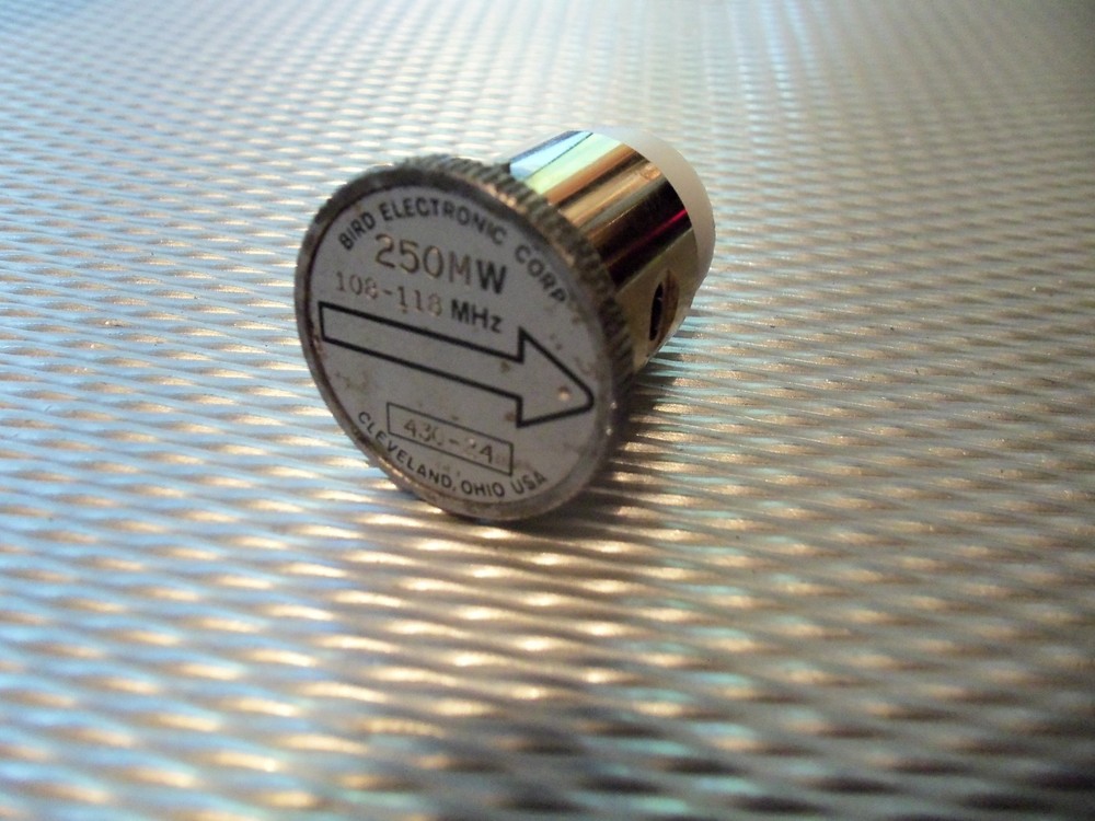 Bird 43 Thruline WattMeter Element 430-24 250MW 108-118MHz