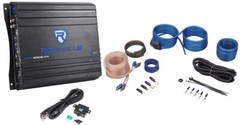 Rockville RVA600.1 1200w Peak 4Ohm Stable Mono Amplifier + Amp Kit