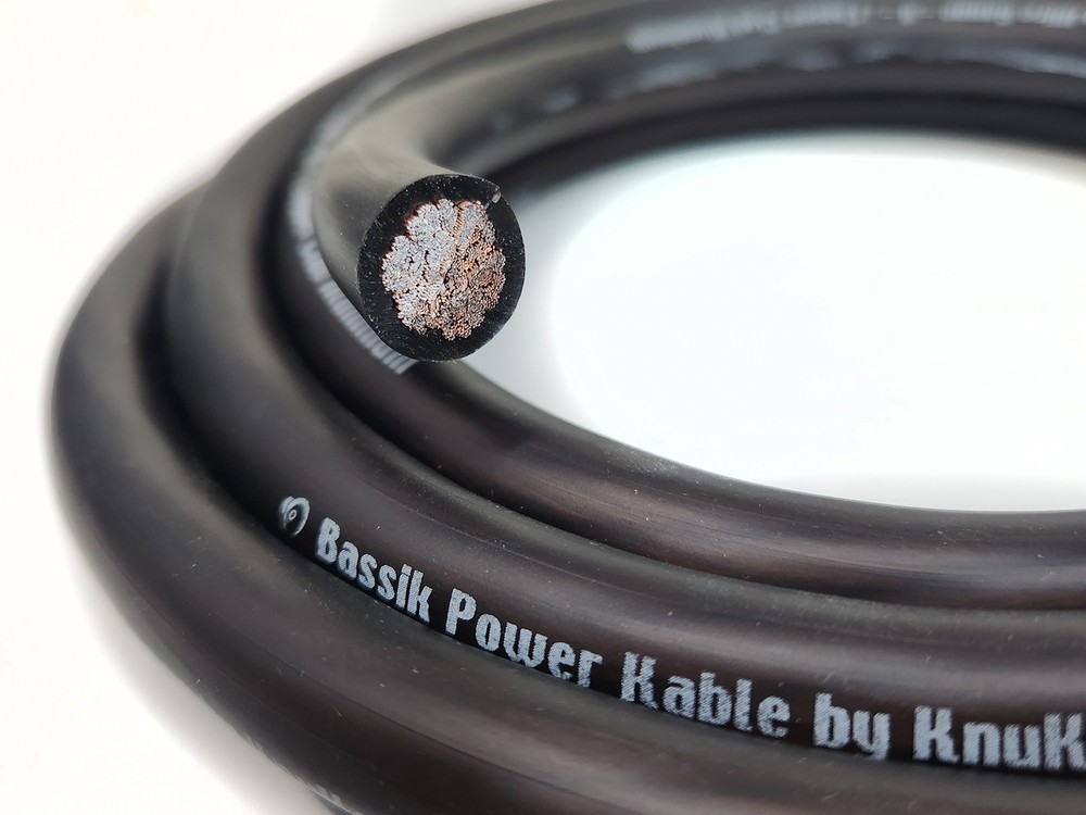 KnuKonceptz Bassik 0 4 8 Gauge CCA Power Amp Battery Cable Ground Wire lot