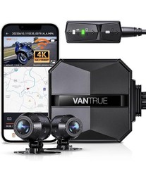 Vantrue Falcon 1 (F1) Motorcycle 4K Dashcam (4K + 1080P) GPS | WiFi(1TB Support)