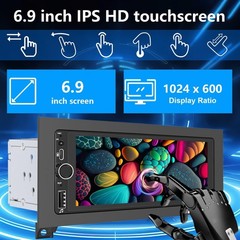 Car Radio Stereo for Dodge Ram Dakota Caravan – Wireless CarPlay & Android Auto