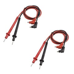 2pairs 90cm/35″ Long Digital Laboratory Multimeter Voltmeter Test Lead Probe