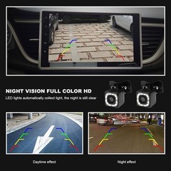 12 LED Ultra HD Backup Camera for Cars, Trucks, SUVs & RVs – Easy Installation