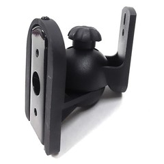 2 Pack Lot (Pair) Universal Satellite Speaker Black Wall Mount Brackets for Bose
