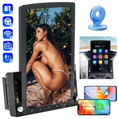 Android 13 CarPlay GPS WiFi 10.1″ Double 2Din Touch Vertical Car Stereo Radio BT