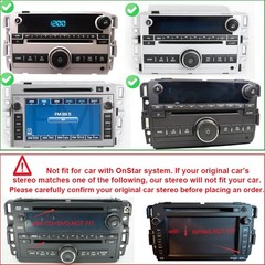 Car Radio Stereo DVD CD Carplay Navi For GMC Sierra Yukon Acadia 2007-2013