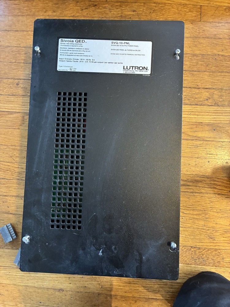 Lutron Sivoia QED Power Panel- SVQ- 10-PNL