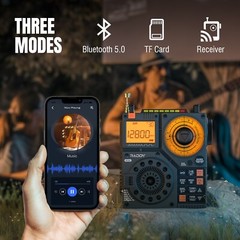 Raddy RF320 APP Control Shortwave Radio AIR/FM/AM/VHF/SW/WB Receiver Bluetooth