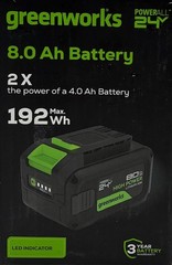 Greenworks 24V 8.0Ah Lithium-Ion Battery
