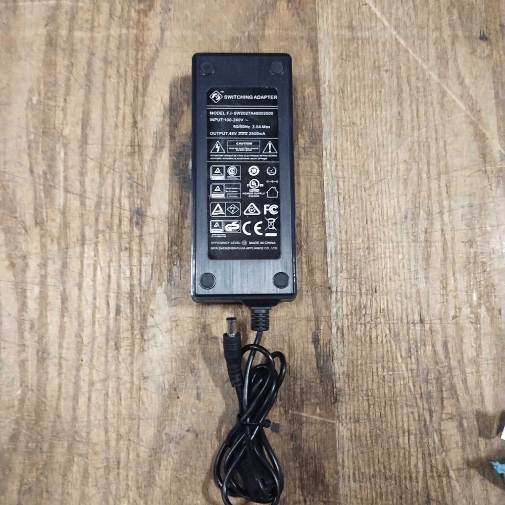 FUJIA FJ-SW2027A48002500 48V 2.5A 120W 4-PIN SWITCHING AC ADAPTER POWER SUPPLY