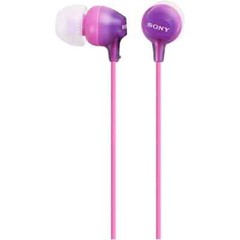 Sony MDR EX15LP Fashion Color EX Series In Ear Earbud Headphones Violet New