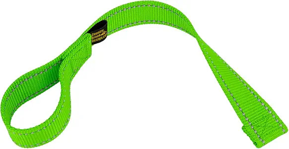 1 Inch Winch Hook Pull Strap with Reflective Nylon – Hot Lime Green Color: