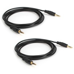 Packs 3.5mm Auxiliary Audio Cable 3ft AUX Cable Male to Male for Home/Car Stereo