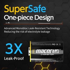 CR2 3V Lithium Battery (2 Pack) – 935mAh High Capacity CR2 Batteries