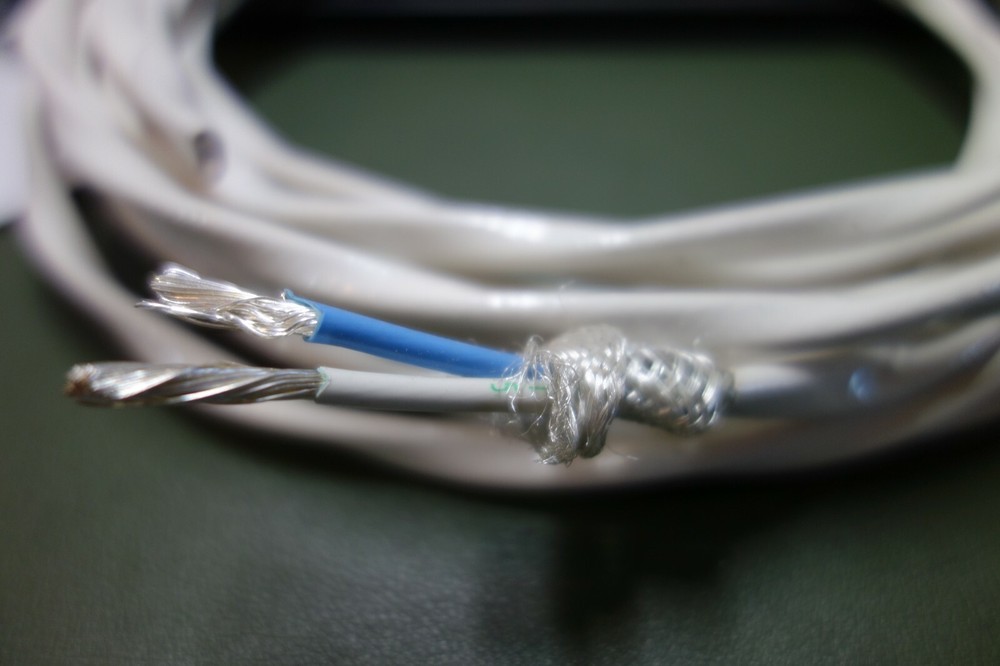 20Ft 10Awg 2 Conductor Teflon/PTFE Silver Plated M22759/44 Shielded Speaker Wire