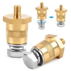 2pc Battery Pole Adapter Terminal Connector Fittings M6 M8 Thread Post Adapters