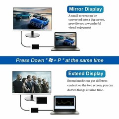 New HD 1080P USB 3.0 to HDMI Video Cable Adapter For PC Laptop HDTV LCD Black