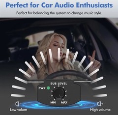 Universal Bass Control Knob for Car Amplifier with 4 PIN Extension Cable 5M/16FT