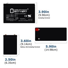 Mighty Max 12V 7Ah Battery Replacement for Champion 3500/4000 Gas Generator