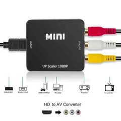 HDMI To RCA AV Converter Adapter 1080P CVBs 3RCA For Video Audio Xbox TV PC DVD