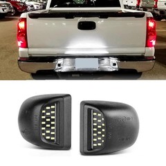 Bright White LED Tag License Plate Light Assembly For Chevy Silverado 1500 99-13