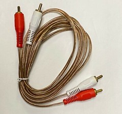 6Ft Stereo Audio AV Cable Dual RCA 2 Male To 2 Male Gold-Plated BUY 2 GET 1 FREE