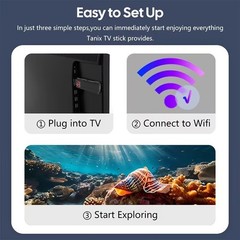 2026 Android 14 TV Stick 4K HD Streaming Media Player 2GB+16GB Dual WiFi