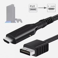 For Sony PS1 PS2 to HDMI Adapter Cable Game Console Audio Video Converter Lot